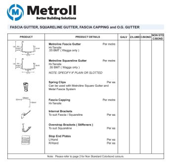 Metroline Fascia Gutter - Image 3