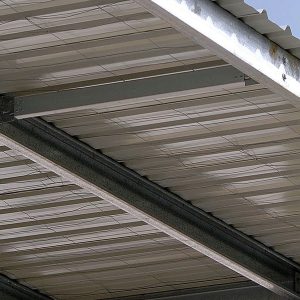 Trimclad roof sheeting
