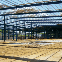 Large shed using Megaspan Purlins & Girts