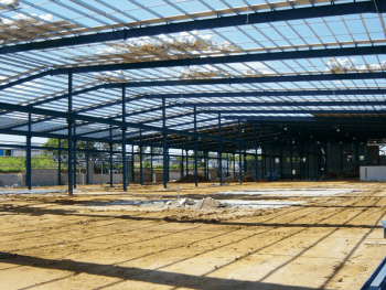 Large shed using Megaspan Purlins & Girts